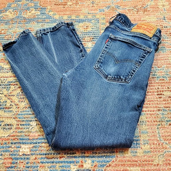 Rare LEVI'S 510 JEANS Skinny Fit 32" W x 32" L with Rare Blank Red Tab A… - Picture 9 of 16